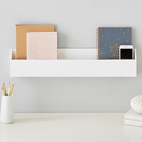 Open Box: No Nails Organization Cubby Shelf (24") - White