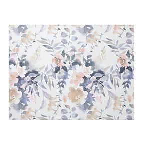 Watercolor Floral Recycled Tapestry