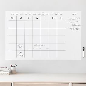 Dry Erase Calendar Decals