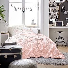 Luxe Shag Round Performance Rug - Blush