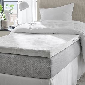 Pottery Barn Teen Essential Gel Memory Foam Mattress Topper