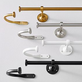 Classic Steel Curtain Single Rod