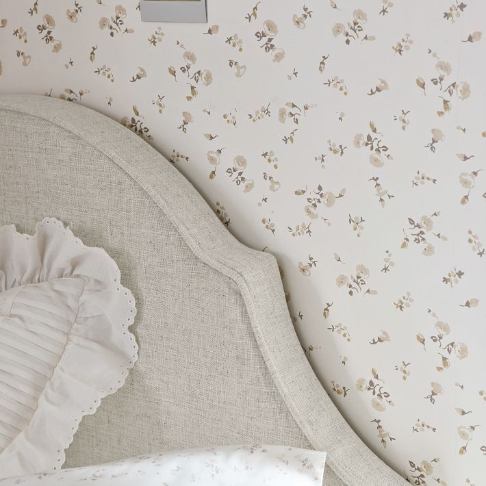 Mila Wallpaper – Floral Peel & Stick | Pottery Barn Teen