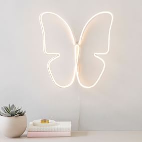3-D Butterfly Micro LED Wall Light