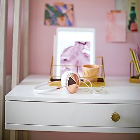 Highland Wall Desk &amp; Narrow Bookshelf Set (64")