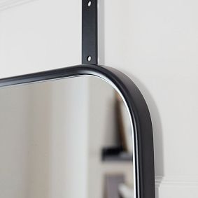 Over-the-Door Framed Mirror (18"x48")