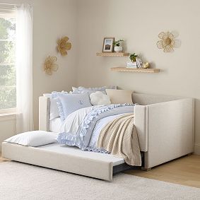 Shelter Upholstered Daybed &amp; Trundle