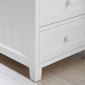 Beadboard Smart Double Cubby Desk