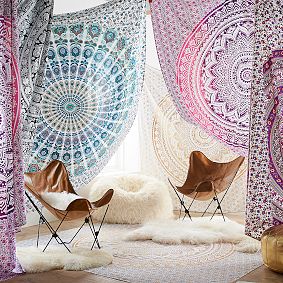 Leather Sling Butterfly Chair