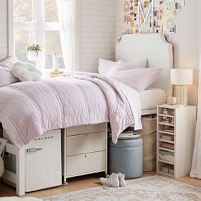 Wood &amp; Acrylic Storage Tower (12"x33")