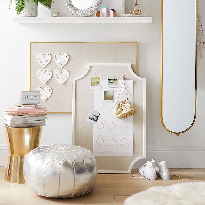 No Nails Scallop Framed Pinboard 24