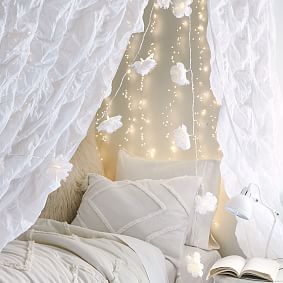 White Flower String Lights