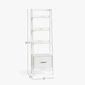 west elm x pbt Mid-Century Bookshelf with Storage Drawer (22")