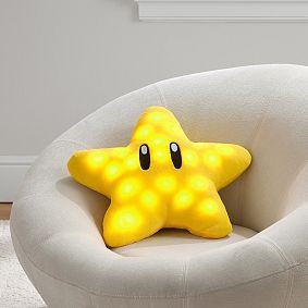 Super Mario™ Super Star Light-Up Pillow