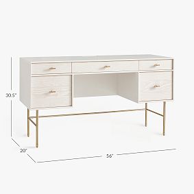 west elm x pbt Modernist Smart Storage Desk (56")
