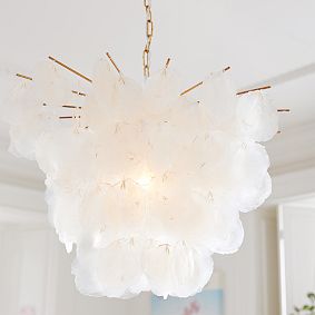 Open Box: Large Capiz Chandelier (22")
