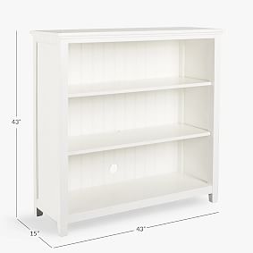 Beadboard Wide Bookcase (43")