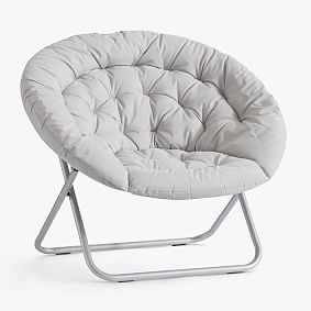 Canvas Light Gray Hang-A-Round Chair