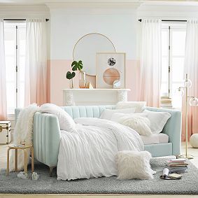 Luxe Shag Performance Rug - Blush