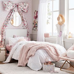 Luxe Shag Performance Rug - Blush