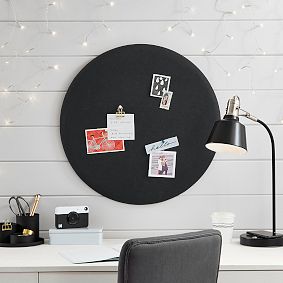 No Nails Round Pinboard (24")