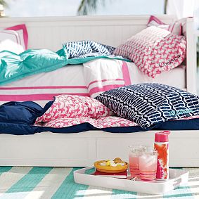 Cape Cod Sleeping Bag &amp; Pillowcase, Seahorse