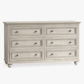 Chelsea 6-Drawer Wide Dresser (61w x 21.5d")