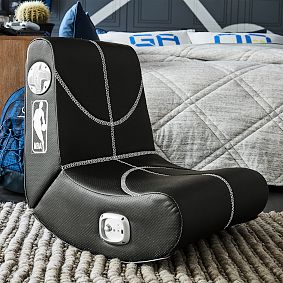 NBA Black Mini Gaming Chair