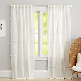 Bohemian Crochet Sheer Curtain