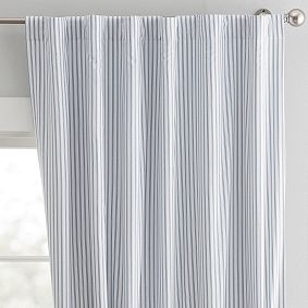 Simple Ticking Stripe Blackout Curtain