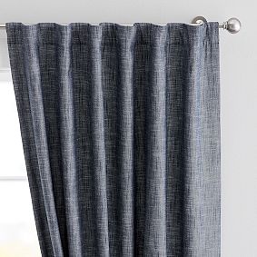 True Blue Denim Blackout Curtain
