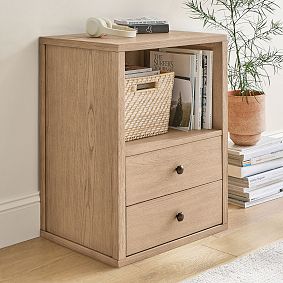 Keaton 2-Drawer Bookcase (22")