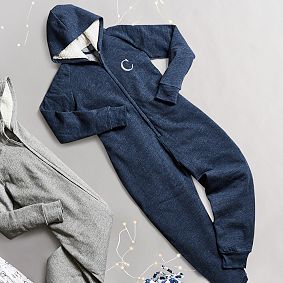 Cozy Jersey Onesie, Navy