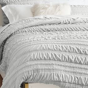 Ruched Velour Quilt