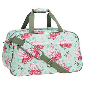 Jet Set Garden Party Floral Duffle