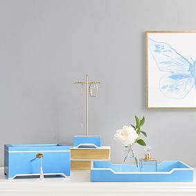 Ornate Lacquer Jewelry Tray