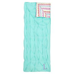 Pintuck Sleeping Bag &amp; Pillowcase, Pretty Petals