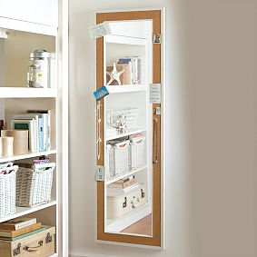 Cork-Framed Mirror