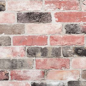 Brick Peel and Stick NuWallpaper™, 20"x18'