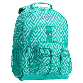 Gear-Up Preppy Diamond Backpack, Pool