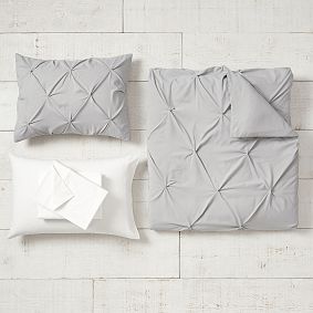 Microfiber Pintuck Duvet Set
