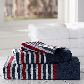 Stockholm Stripe Bath Towels