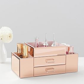 Mirrored Beauty Organizer