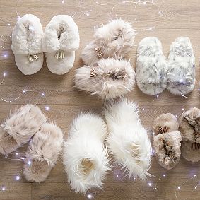 XL Snow Cat Ankle Tassel Faux-Fur Booties