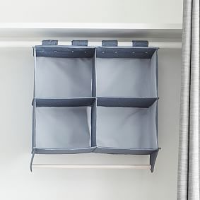 Open Box:  RPET Double Bar Hanging Closet Organizer