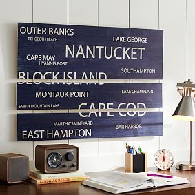 Planked Coastal Location Art, East Coast