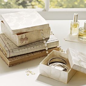 Capiz Jewelry Boxes