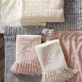 Chenille Fringe Throw