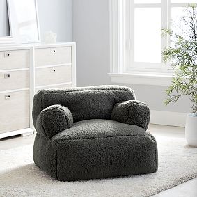 Sherpa Charcoal Eco Lounger