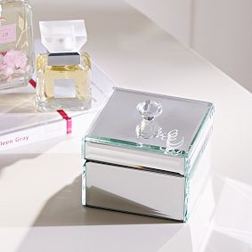 Mirrored Small Jewelry Box